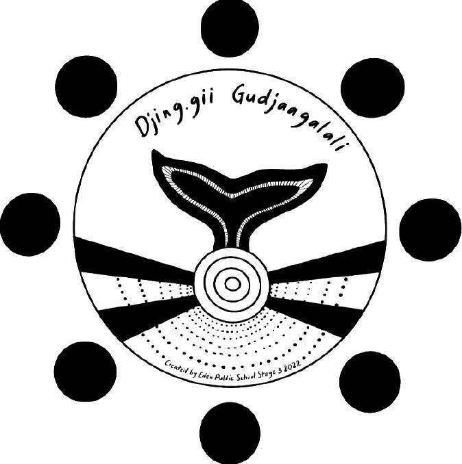 Djing.gi Gudjaagalali's logo was designed by local Aboriginal students and teachers at the Eden Public School in 2022. Picture supplied. 