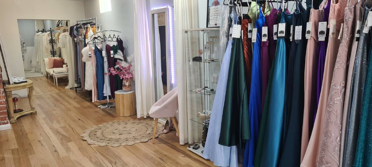 Sneak peek into the new CC Bridal store in Bega. Picture supplied. 