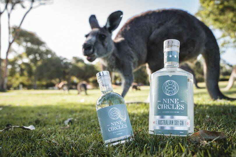 Nine Circles Australian Dry Gin scores silver at the 2023 Australian Gin Distillers Awardsin Sydney. Picture by TBH Media.