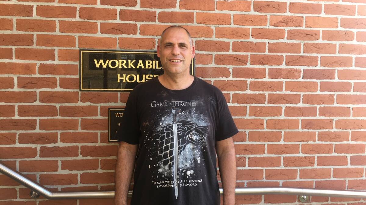 Jamie Cutajar has used his own personal experience living with an intellectual disability to join the growing sector of disability support workers. Picture supplied 
