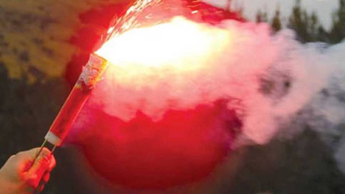 Marine flares present a risk for boat users if kept beyond their use-by-date. Picture supplied 