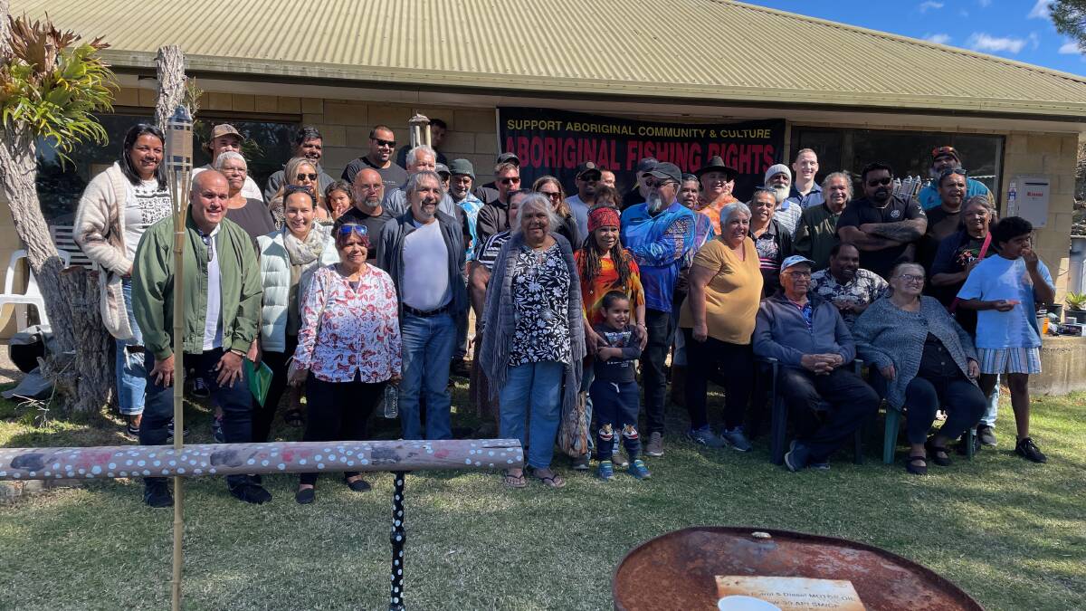 About 50 Aboriginal people including activists, Elders and leaders, gathered in Bingie on Saturday, September 9, to discuss the Voice referendum and the South Coast Aboriginal Fishing Rights class action. Picture by Marion Williams