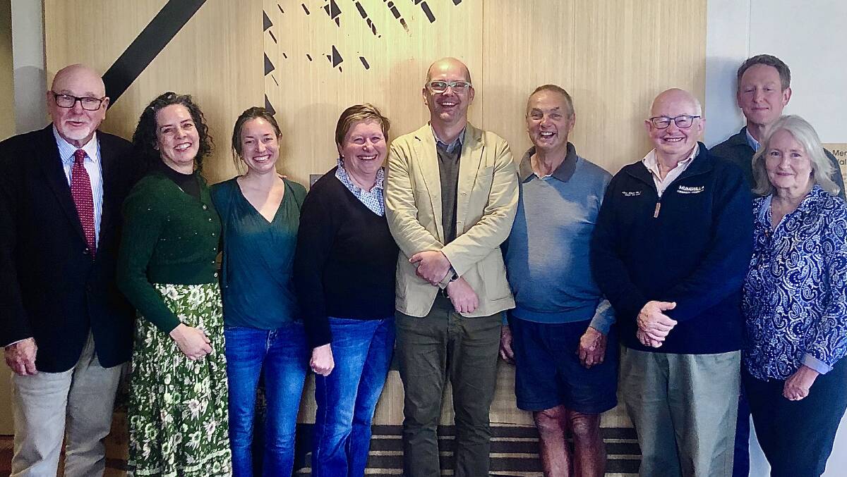 The CCDC board and architect Ashley Dunn, at the BVSC chambers after the DA decision (from left, Chair John Walters, directors Debra Summer, Shona Taranto and June Tarlinton, project architect Ashley Dunn, directors Graham Parr, Mickael Pryke, David Ledsam and Narelle Cooper. Picture supplied