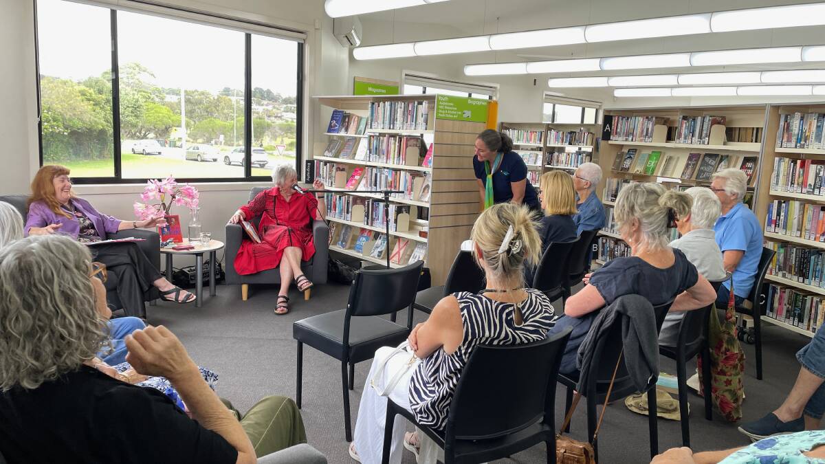 The audience asked Jane Sandilands what sort of feedback she had received about her book, how she decided what to leave in and what to take out, and how to know where to start and end. Her book concludes The End for now. Picture by Marion Williams