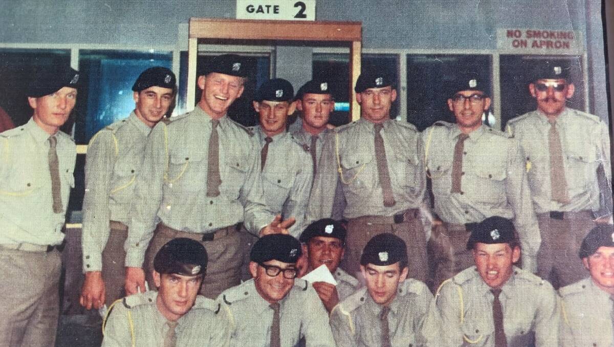 Members of the 3rd Cavalry Regiment in transit on their way to Vietnam. Picture supplied.