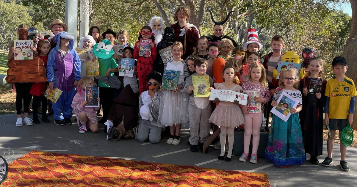 Central Tilba Public School was a riot of colour and imagination for the Book Character Parade on Monday, August 21. Picture by Marion Williams