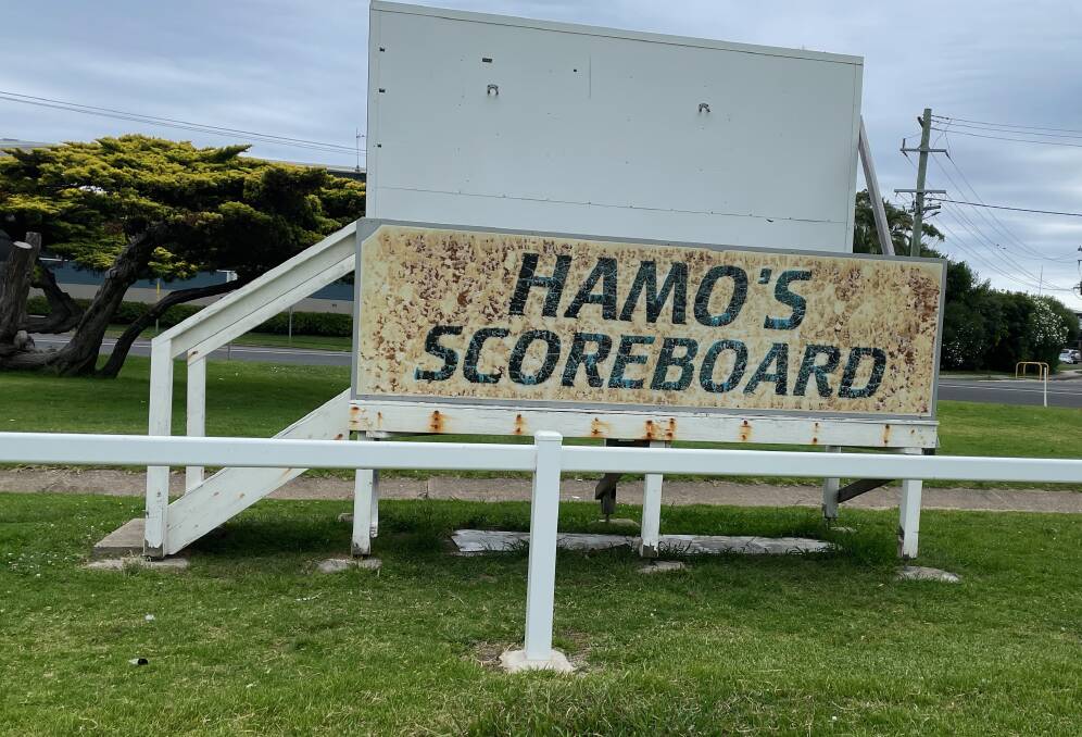 Bermagui Breakers has secured a grant for an all-electronic scoreboard to replace the current one. Picture by Marion Williams