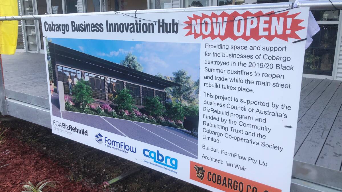 The Cobargo Business Innovation is fully tenanted with four small businesses and the Cobargo Community Access Centre. Picture supplied