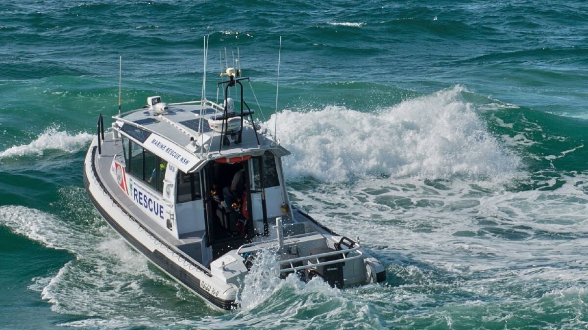 Both of Marine Rescue Narooma's vessels use 98-octane fuel and the largest one takes 400 litres. Fuel for the vessels is the biggest component of their fundraising. File picture
