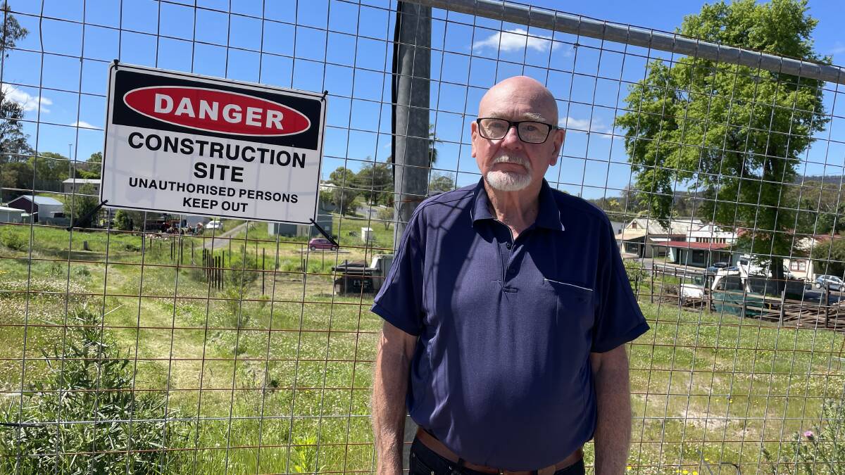 John Walters said the Cobargo CBD Rebuild project will create the equivalent of 31 full-time jobs, support more kids and teachers at the school, and all other businesses will benefit. Picture by Marion Williams