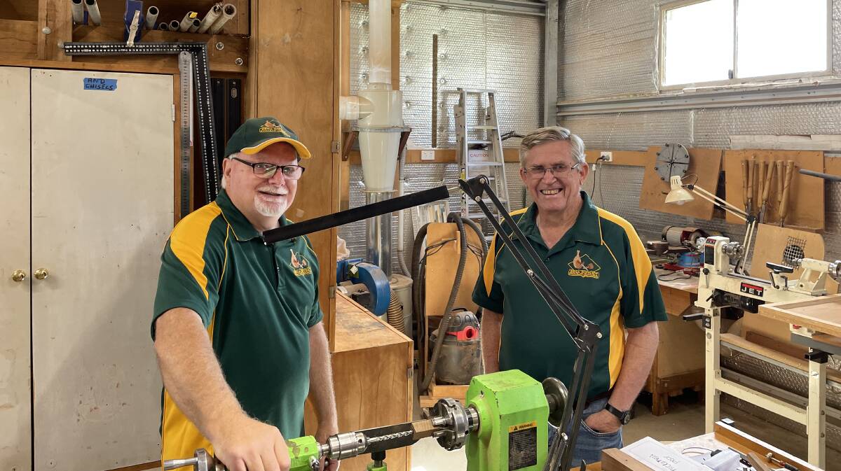 Doug and Paul, part of The Bega Woodies for over 30 years. Picture by Sam Armes.