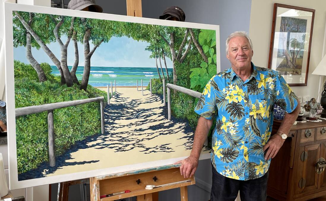Peter Otton will exhibit his many land and seascapes as well as portraits of past students at his upcoming Spiral Gallery exhibition. Photo by Sam Armes. 