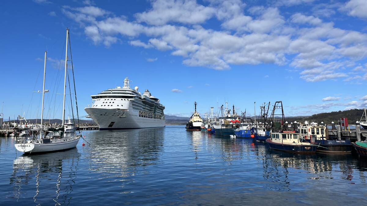The Port of Eden on cruise ship day. Picture by James Parker