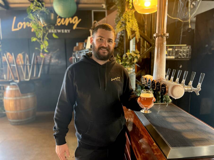 Head brewer Matt Burnett at Longstocking Brewery at Oaklands in Pambula. Picture by James Parker