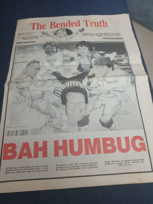 Bah Humbug newspaper clipping. Picture supplied
