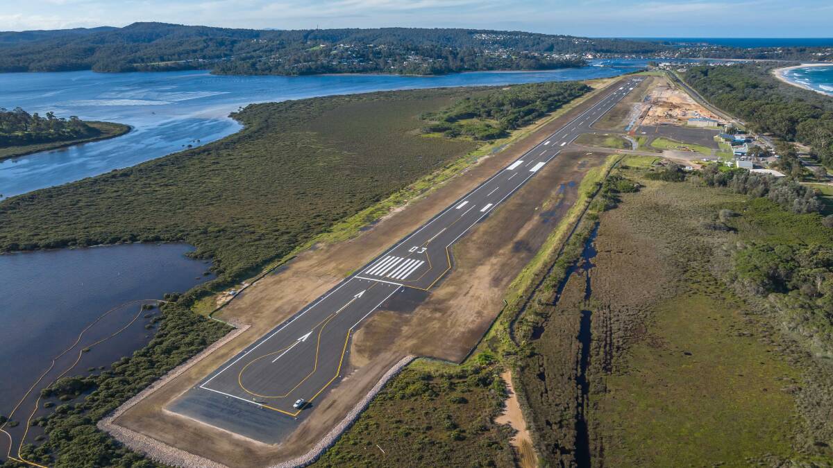 The first stage of the Merimbula Airport General Aviation Precinct is complete. Picture supplied