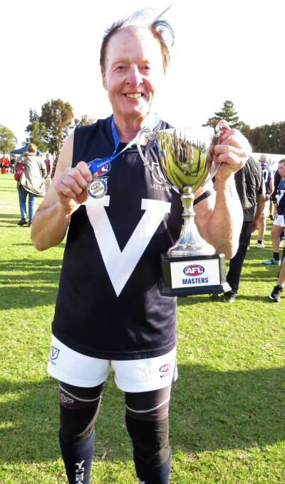 Over 65s AFL Masters National Championship-winning team member Neil Rainbow. Picture by Shirley Rixon