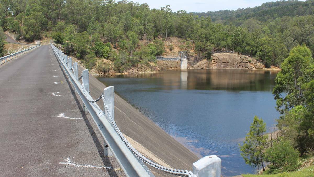 Brogo Dam on the NSW Far South Coast. File picture