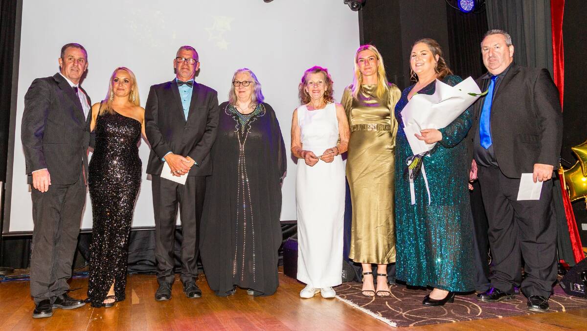Bega Valley Business Forum representatives at the 2023 awards night. Picture by Robert Hayson Photography