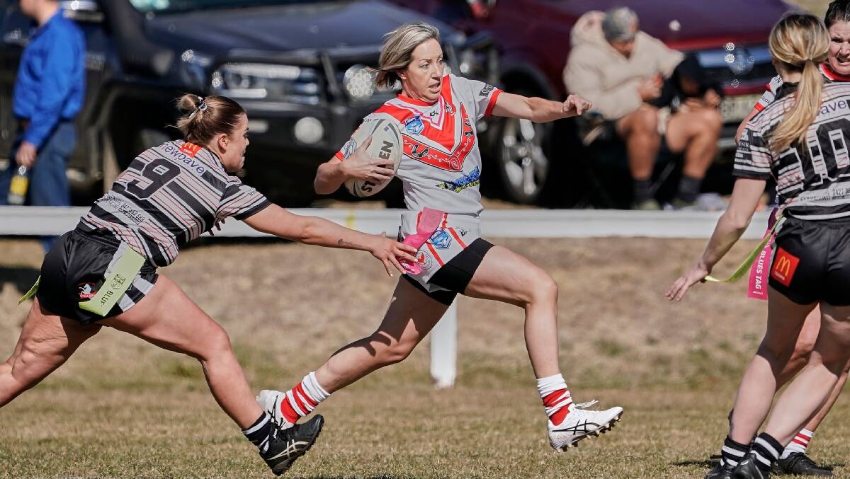 Eden Tigerettes were far too good for their Cooma opposition, running in 32 points to 0 in Sunday's preliminary final. Picture by Razorback Sports Photography