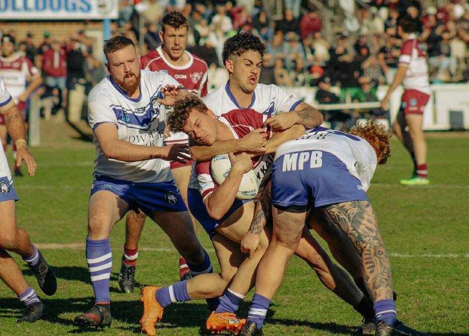 The Merimbula-Pambula Bulldogs were too strong for Tathra on Saturday. Picture by SEMPhotography