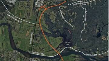 The "Orange" route for a proposed Moruya Bypass has been selected as the approved option. Picture supplied