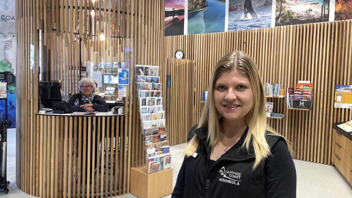 Hanna Marshall who is the new manager of Merimbula Tourism and the Merimbula Visitor Information Centre. Picture by Denise Dion