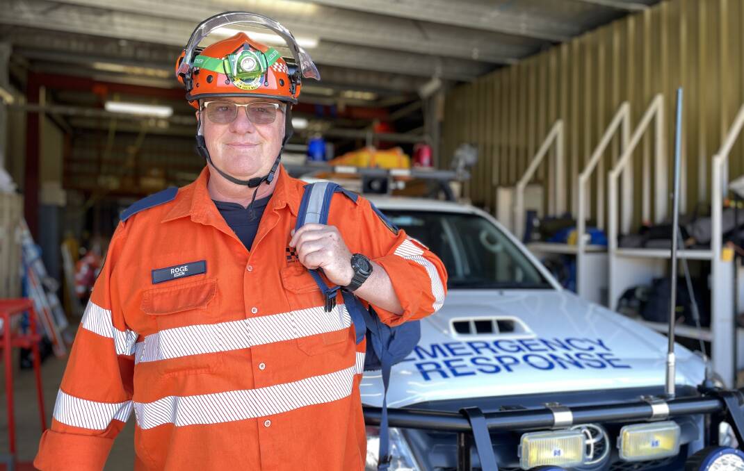 Roger Walton reflects on why it's worth joining emergency services based off of his experience in volunteering in rural fire service branches and SES units over the last 17 years. Picture by Denise Dion 