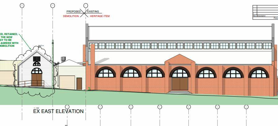 The Poultry Pavilion will be deconstructed and reinstated, and the agricultural hall retained, for their heritage values.