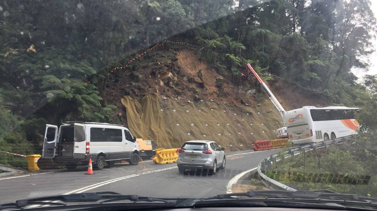 Sinkhole At Merimbula As Heavy Rains Impact Roads Roadworks Bega District News Bega Nsw