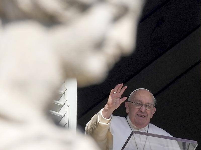 The Vatican says Pope Francis' weekly Sunday Angelus address is still to be confirmed. (AP PHOTO)