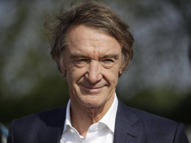 Billionaire Jim Ratcliffe says he's determined to recreate the glory days at Manchester United. (AP PHOTO)