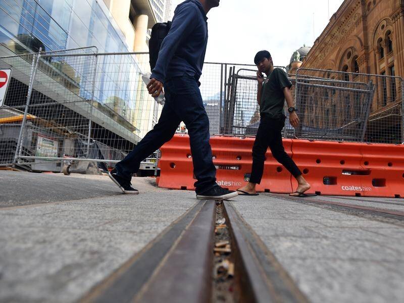 A commission for funding litigation over light rail disruption will come from the damages awarded. (Mick Tsikas/AAP PHOTOS)